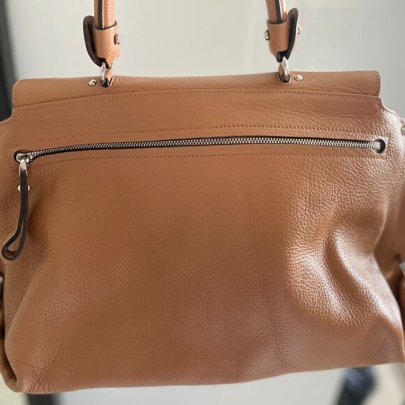 Salvatore Ferragamo Sofia bag in beige leather - Picture 7 of 9